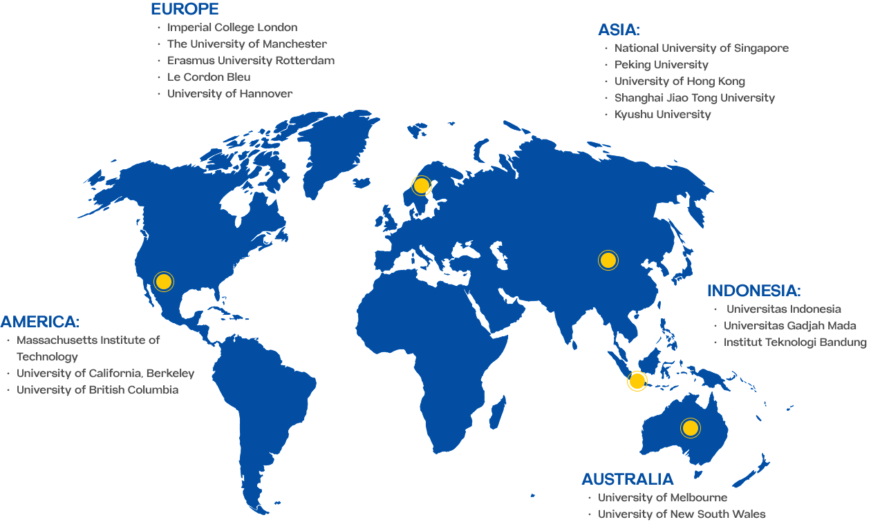 World Map Destinations